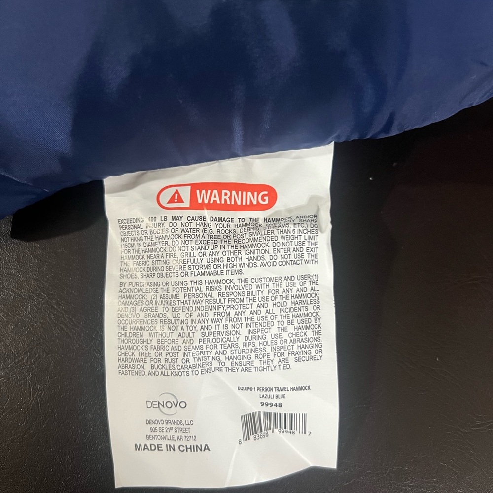 EQIP One Person Hammock (NWT!!) - Picture 3 of 3